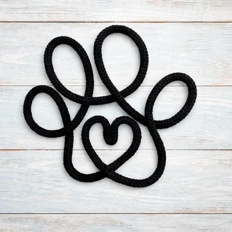 Wire Paw Print Sign - Handmade Decor - Gigglypix