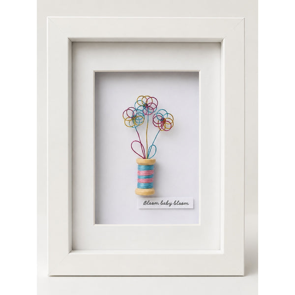 7x5" Bloom baby bloom Bobbin Framed Picture