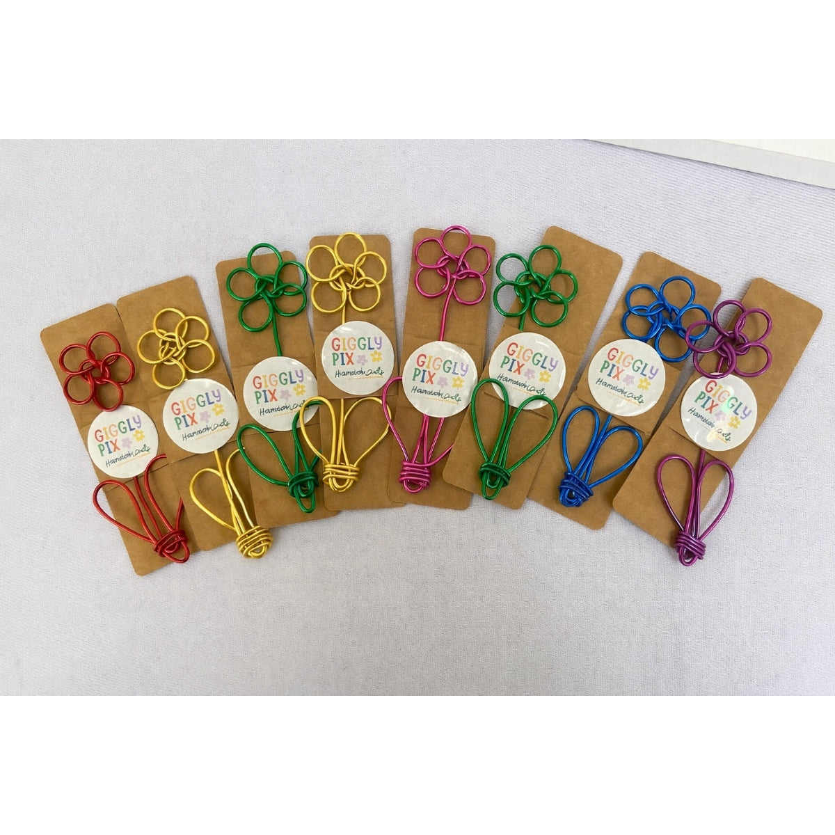 Wire Flower Bookmarks