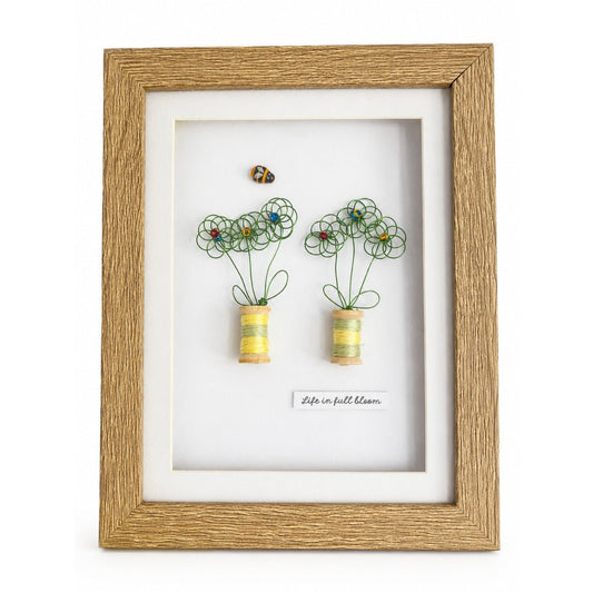 8x6" Life in full bloom Framed Picture - Gigglypix